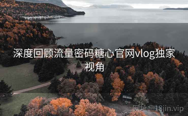 深度回顾流量密码糖心官网vlog独家视角