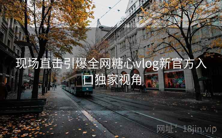 现场直击引爆全网糖心vlog新官方入口独家视角