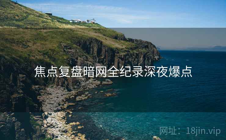 焦点复盘暗网全纪录深夜爆点
