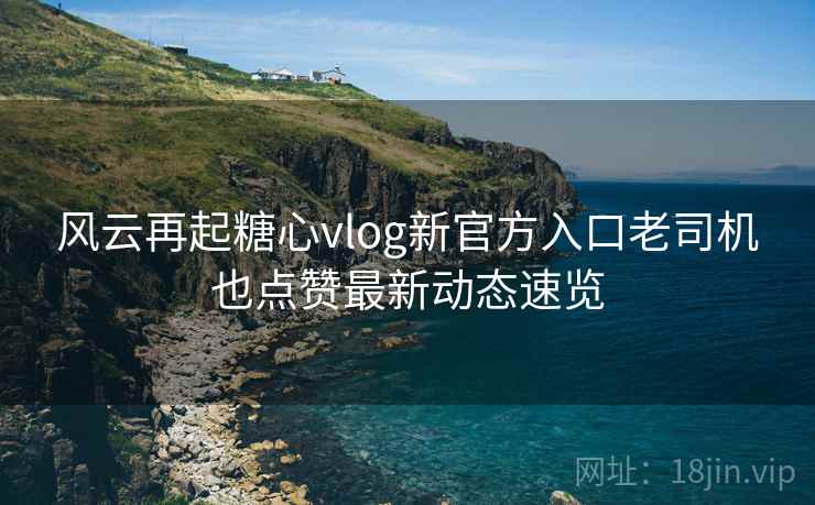 风云再起糖心vlog新官方入口老司机也点赞最新动态速览