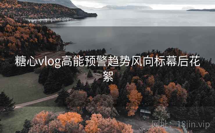糖心vlog高能预警趋势风向标幕后花絮  第2张